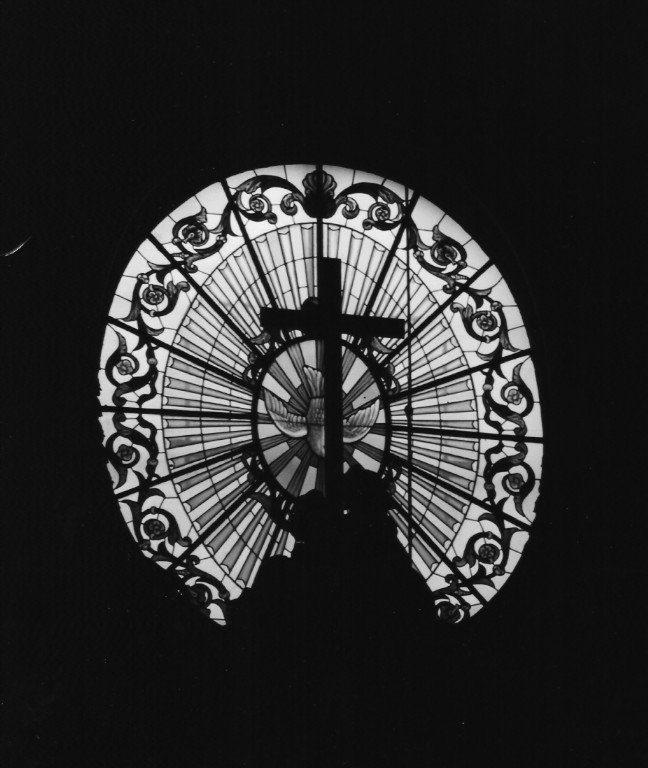colomba dello Spirito Santo (vetrata) di Moroni Antonio (attribuito) (seconda me